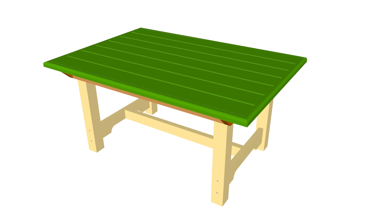 Wooden Free Wood Outdoor Table Plans PDF Plans